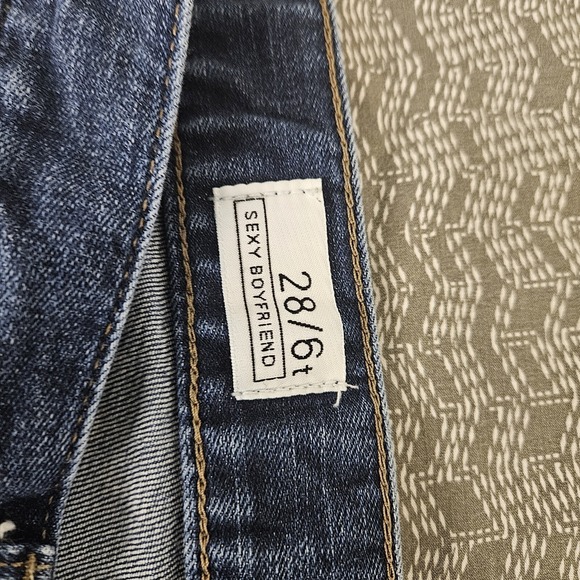 Gap 1969 Jeans Womens 6 Wash Blue Denim Sexy Boyfriend 28x29 - Picture 4 of 8